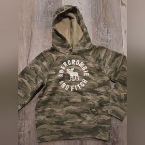 Abercrombie & Fitch Kids Green Camo Hoodie